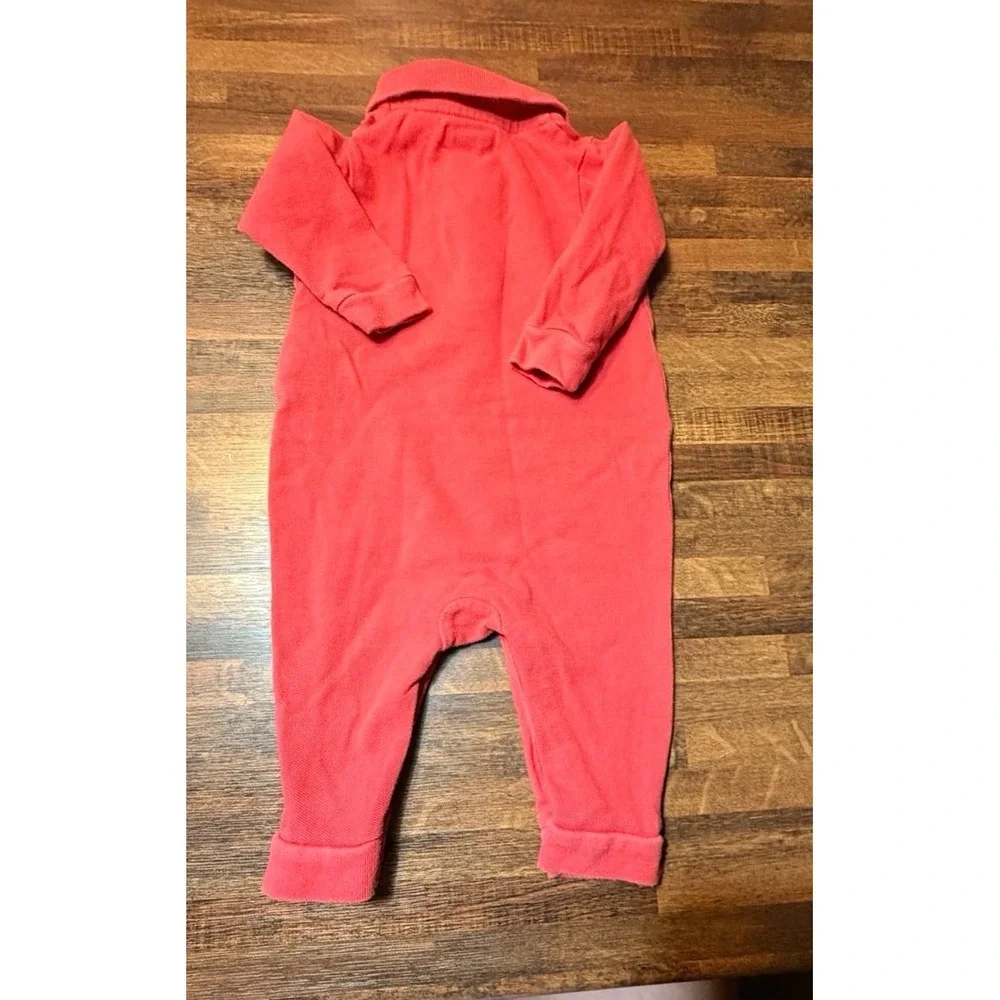 Vintage Ralph Lauren Y2K one piece polo style outfit.  Size 6 months.